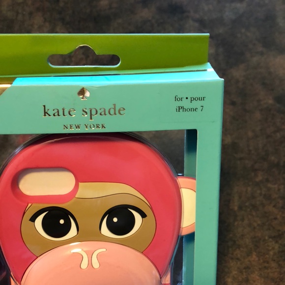 Kate Spade- I phone 7 Monkey silicone case - Picture 3 of 3